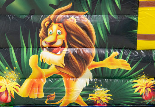 Bestellen Sie aufblasbare Hüpfburg im Thema Lion mit zum Thema passenden Aufdrucken für Kinder. Kaufen Sie Hüpfburgen online bei JB-Hüpfburgen Deutschland