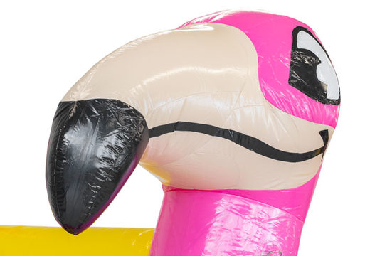 Kaufen Sie Hindernisparcours im thema Flamingo für Kinder. Bestellen sie aufblasbare parcours jetzt online bei JB-Hüpfburgen Deutschland