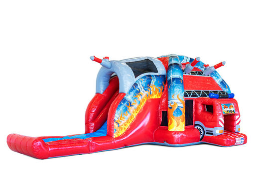 Kaufen Sie große aufblasbare Indoor Multiplay Super Hüpfburg mit Rutsche im Thema Feuerwehr für Kinder. Bestellen Sie Schlauchboote online bei JB-Hüpfburgen Deutschland