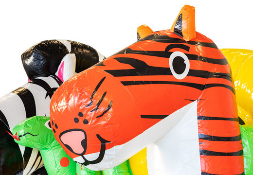 Kaufen Sie aufblasbare Hüpfburg Mini Multiplay im Jungle-Thema für Kinder. Aufblasbare Hüpfburgen zum Verkauf bei JB-Hüpfburgen Deutschland