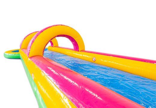 Bestellen Sie aufblasbare Big Bellyslide im Multicolor-Design für Kinder. Kaufen Sie aufblasbare Rutschen jetzt online bei JB-Hüpfburgen Deutschland