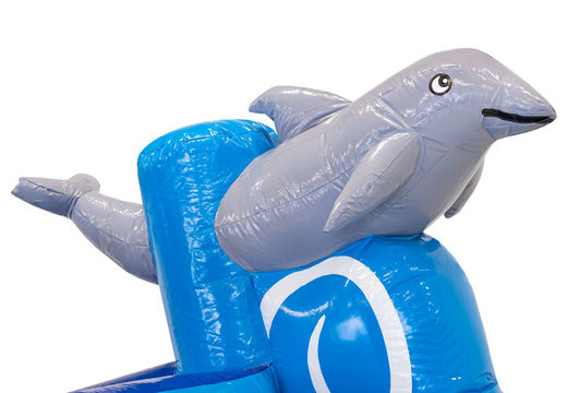 3D-Delfin auf Hüpfburg