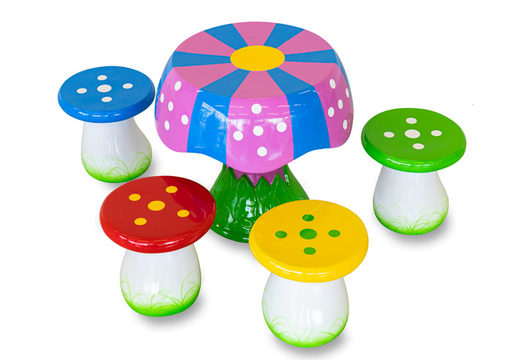 Kindermöbel in Pilzform zum Sitzen und Spielen. Kaufen Sie online bei JB Inflatables