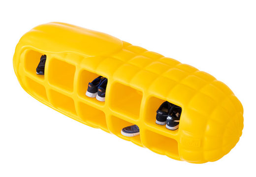 Gelber Schuhschrank zur Aufbewahrung von Schuhen zum Verkauf bei JB Inflatables