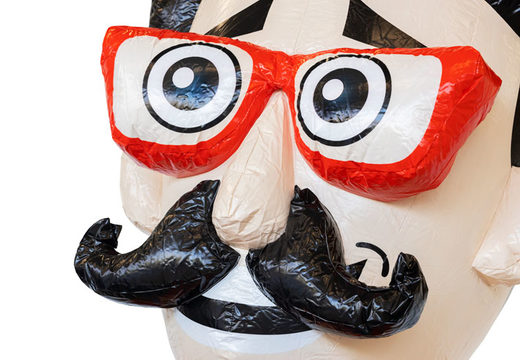 Aufblasbare Abraham-Figur mit Brille und Schnurrbart online kaufen