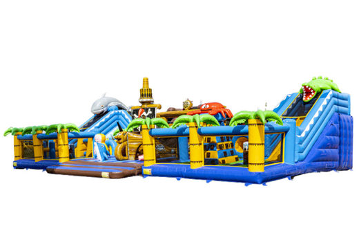 JB Inflatables großer aufblasbarer Spielplatz im Meerwelt-Thema