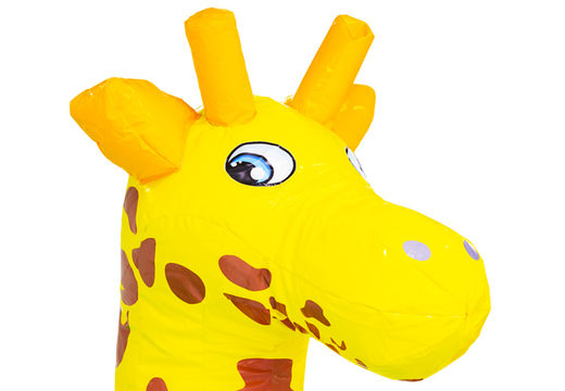 3D-Figur Giraffe Hüpfburg Spielsberg überdacht bei JB Inflatables bestellen