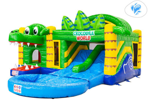 Bestellen Sie das Multiplay Doppelslide Hüpfburg online bei JB