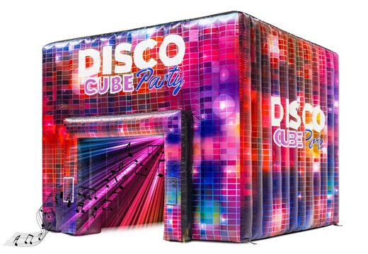 Bunte Diskozelt zum Feiern von Partys mit Musikbox und Lampen zum Verkauf