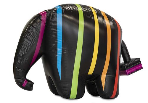 Opblaasbare gekleurde olifant productvergroting bestellen. Koop uw opblaasbare 3D objecten nu online bij JB Inflatables Nederland 